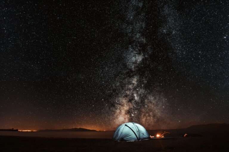 Camping under the serenity of stars