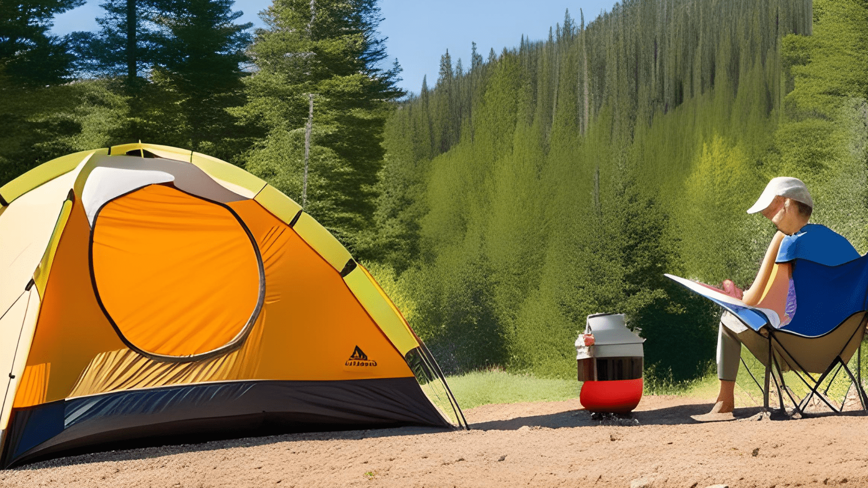 an image highlighting the etiquette and best practices for camping on private property