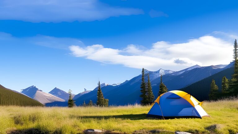 Camping on Private property with serenity
