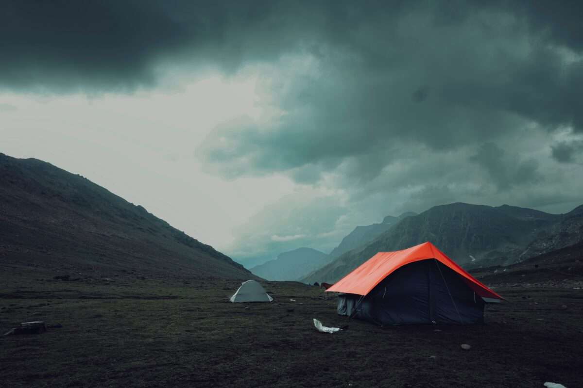 how to maintain your tent while camping in rain