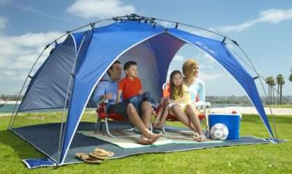 Pacific Breeze Easy Setup Beach Tent Deluxe XL