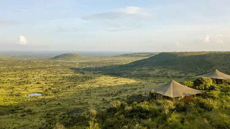 Scenic and comfortable accomodation in loisaba tented camp