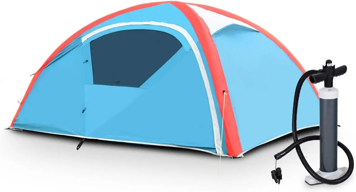 Tangkula Inflatable Tent, Camping Tent for Family